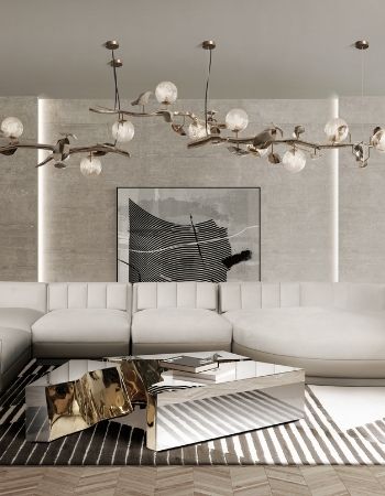  A LUXURY MODERN LIVING ROOM IN NEUTRAL TONES  Inspirations Caffe Latte Home