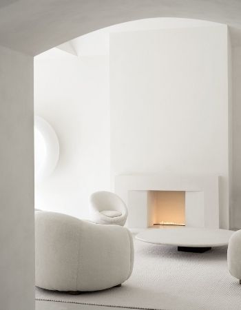  A MINIMAL LIVING ROOM FULL OF LIGHT AND PURITY  Inspirations Caffe Latte Home
