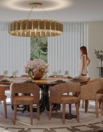  A MODERN DINING ROOM WITH A NEUTRAL AND GOLDEN TOUCH  Inspirations Caffe Latte Home