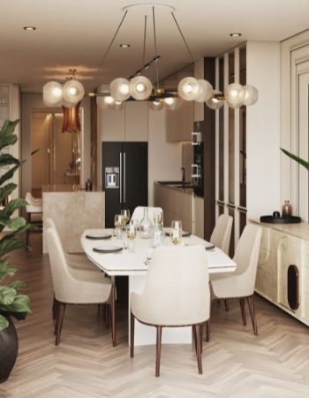  A Neutral Modern Dining Room | By Caffe Latte Home  Inspirations Caffe Latte Home