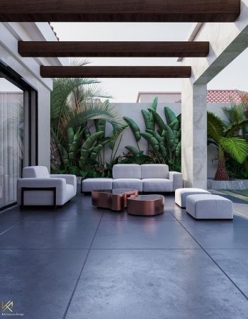  AN OUTSTANDING OUTDOOR LIVING AREA DESIGNED BY KARIM ADBUL MUTTALIB  Inspirations Caffe Latte Home