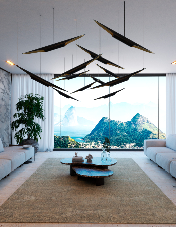  Bring Nature Indoors: A Modern Living Room With A View  Inspirations Caffe Latte Home