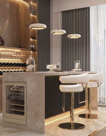  Cocktail Hour: A Curated Luxury Home Bar  Inspirations Caffe Latte Home