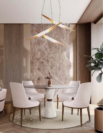  DINING ROOM WITH A MODERN AND SLEEK DESIGN  Inspirations Caffe Latte Home