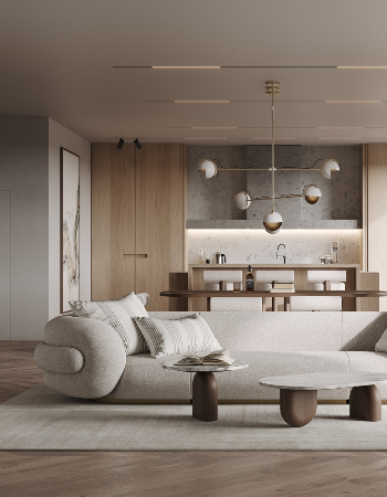  Japandi Living Room In Partnership With VZ Studio  Inspirations Caffe Latte Home