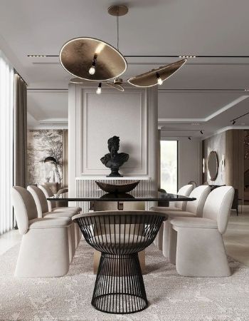  LUXURY DETAILS IN THIS TRULY ELEGANT DINING ROOM  Inspirations Caffe Latte Home