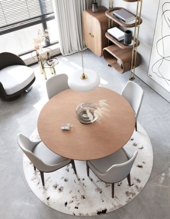  MODERN MINIMALIST DINING ROOM WITH LIGHT TONES  Inspirations Caffe Latte Home