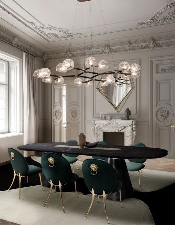  OPULENT DINING ROOM WITH EXTRAORDINARY PIECES  Inspirations Caffe Latte Home