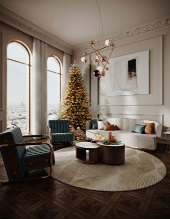  THE PERFECT MODERN LIVING ROOM FOR YOUR CHRISTMAS HOLIDAYS  Inspirations Caffe Latte Home