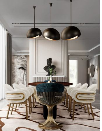  Timeless Luxe: A Journey into Modern Contemporary Dining Room Elegance  Inspirations Caffe Latte Home