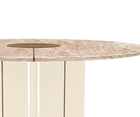 Algerone dining table Caffe Latte Home