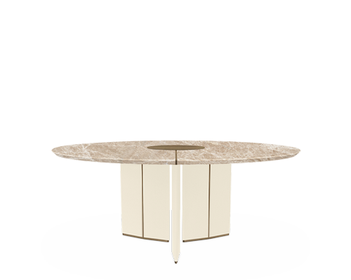 ALGERONE DINING TABLE Caffe Latte Home